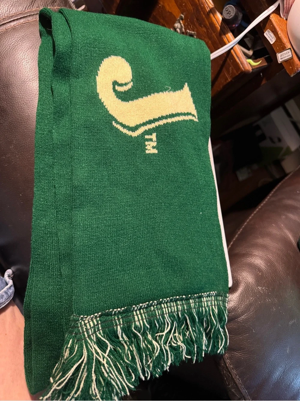 Jameson Green Knit Beanie and Scarf